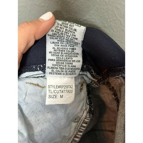 Common Genes Women's Medium Maternity Bootcut Pull-On Underbelly Jeans Embroider - Picture 12 of 12